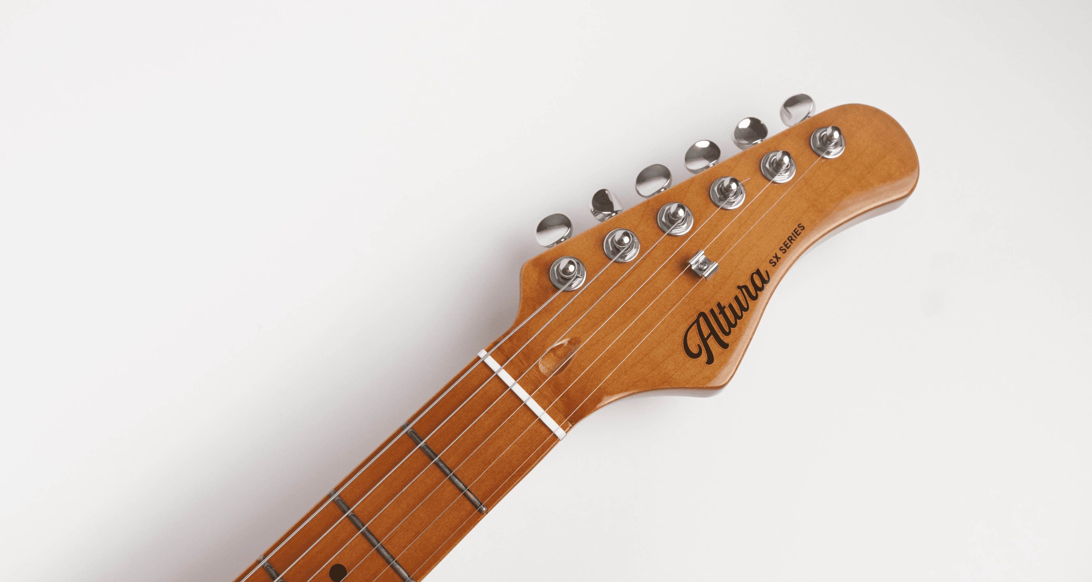 Altura SX Standard (Lake Placid Blue) - Front Headstock